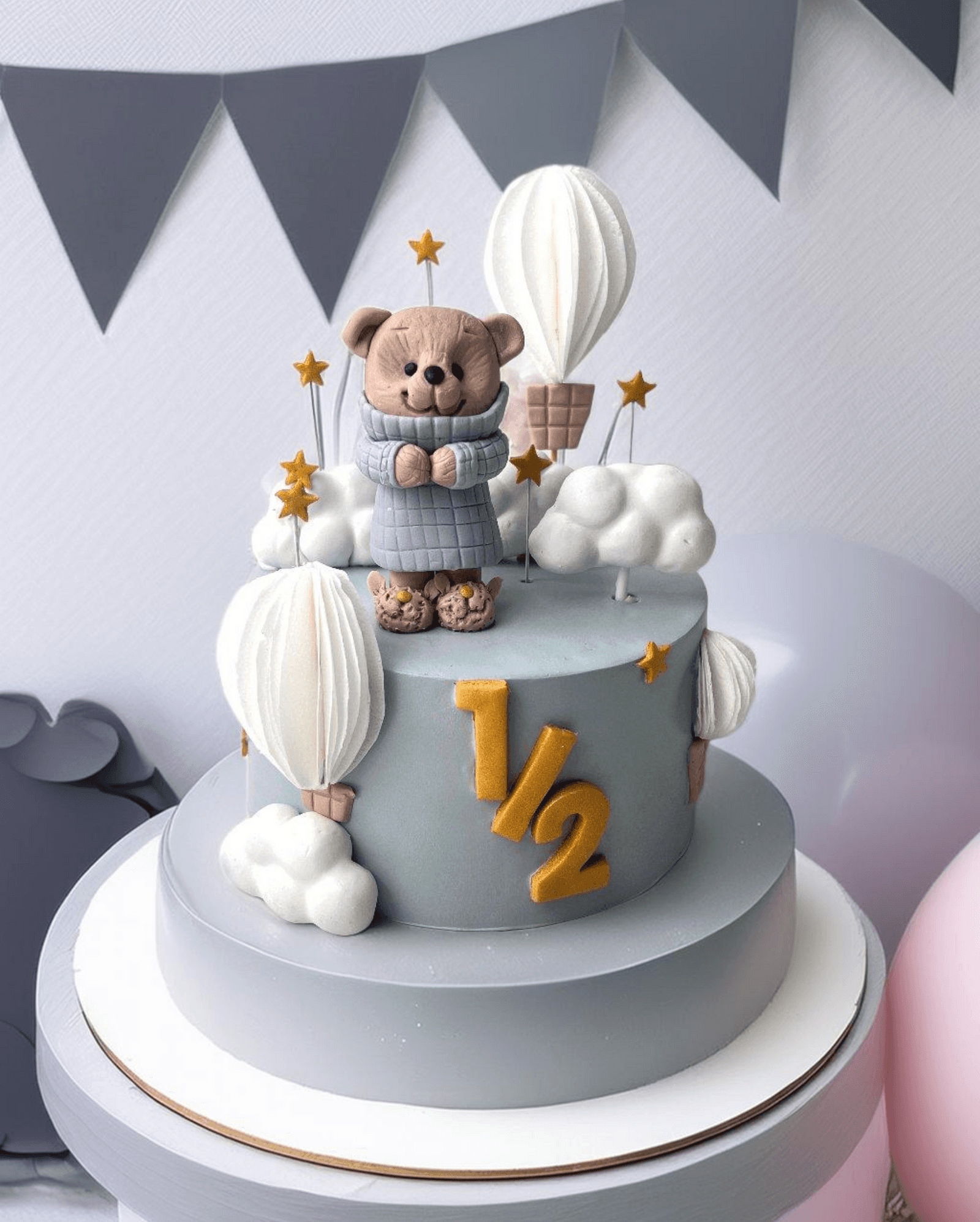 1/2 Year Birthday Cake
