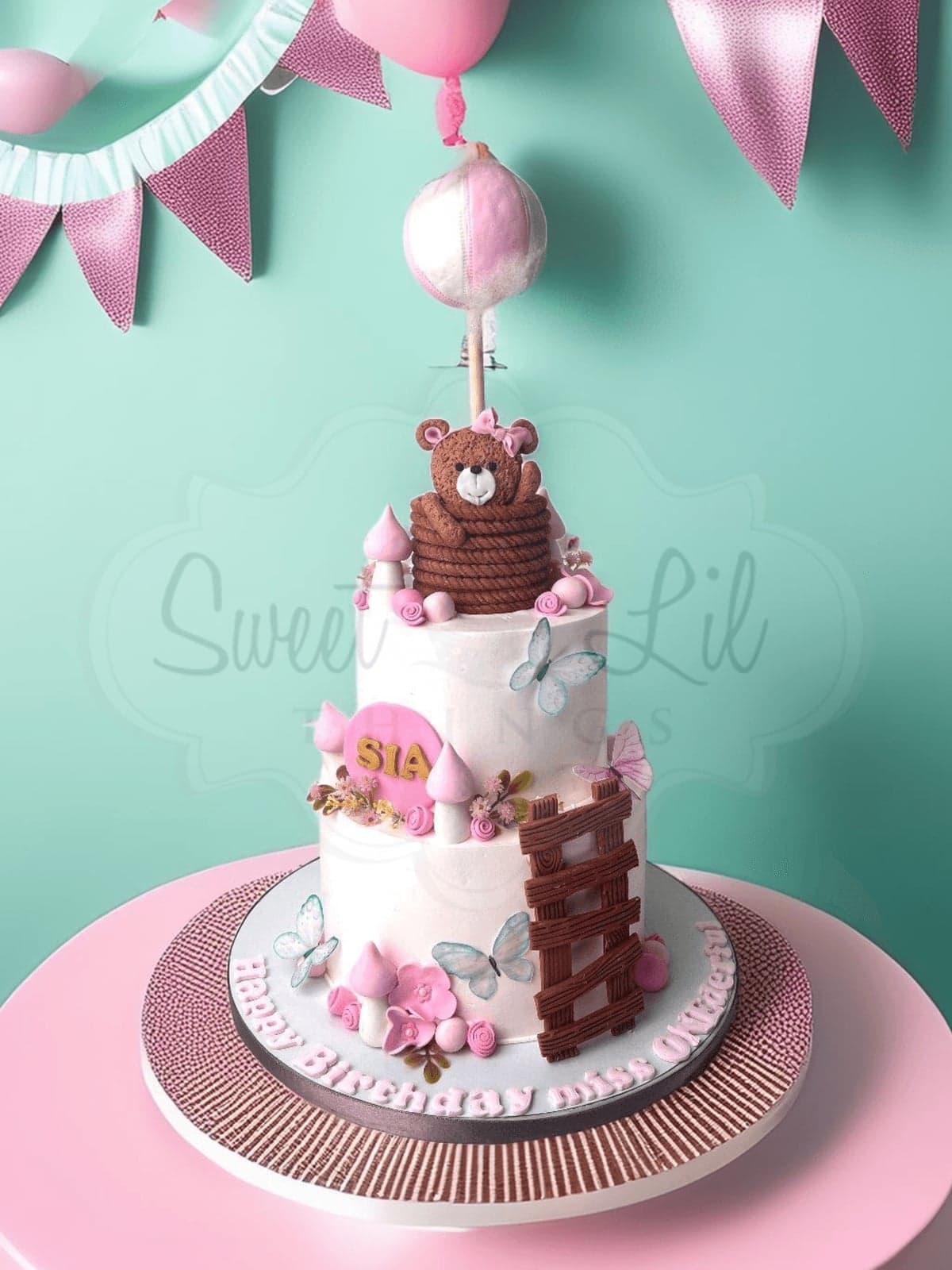 1st Birthday Cake for Baby Girl