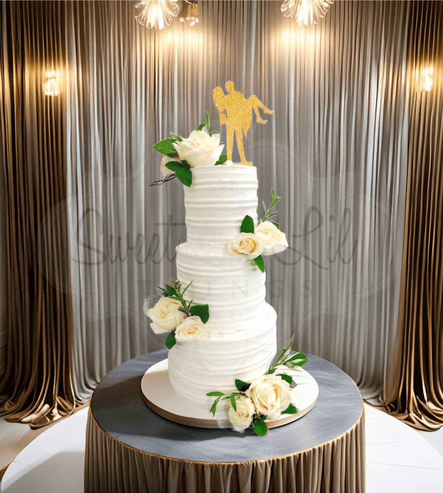 3 Tier Engagement Cake