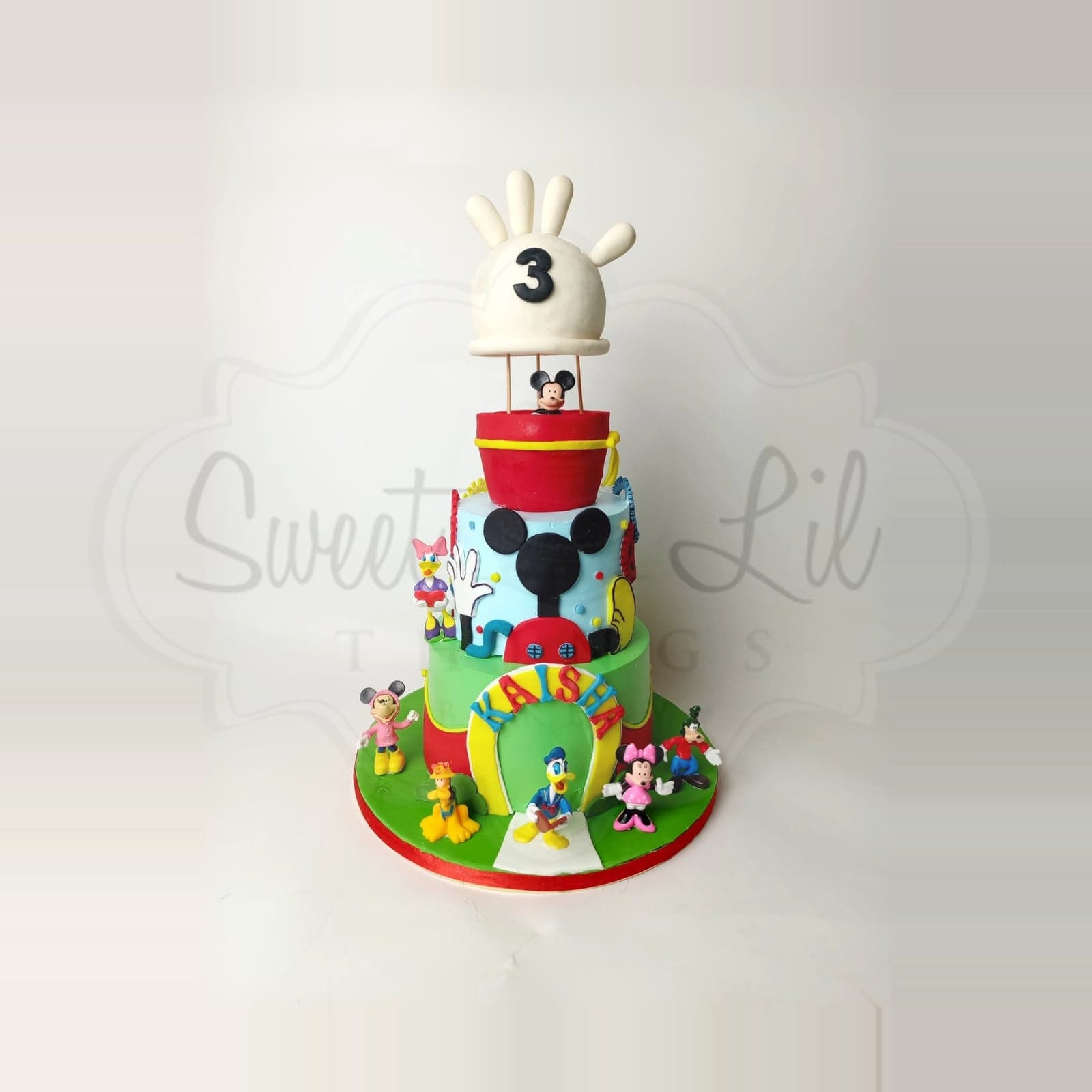 Mickey Mouse Clubhouse Birthday Cake — Hot Air Balloon