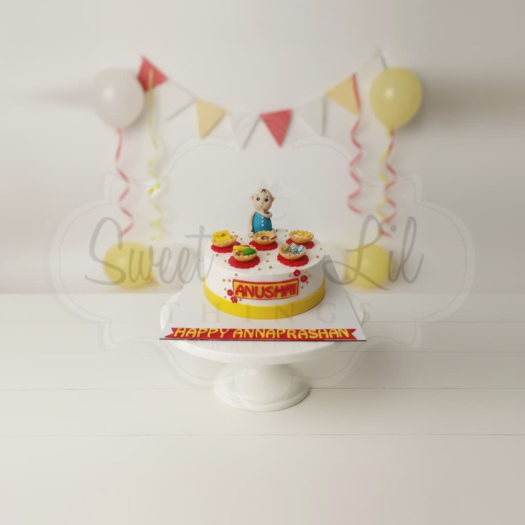 Annaprashan Ceremony Cake