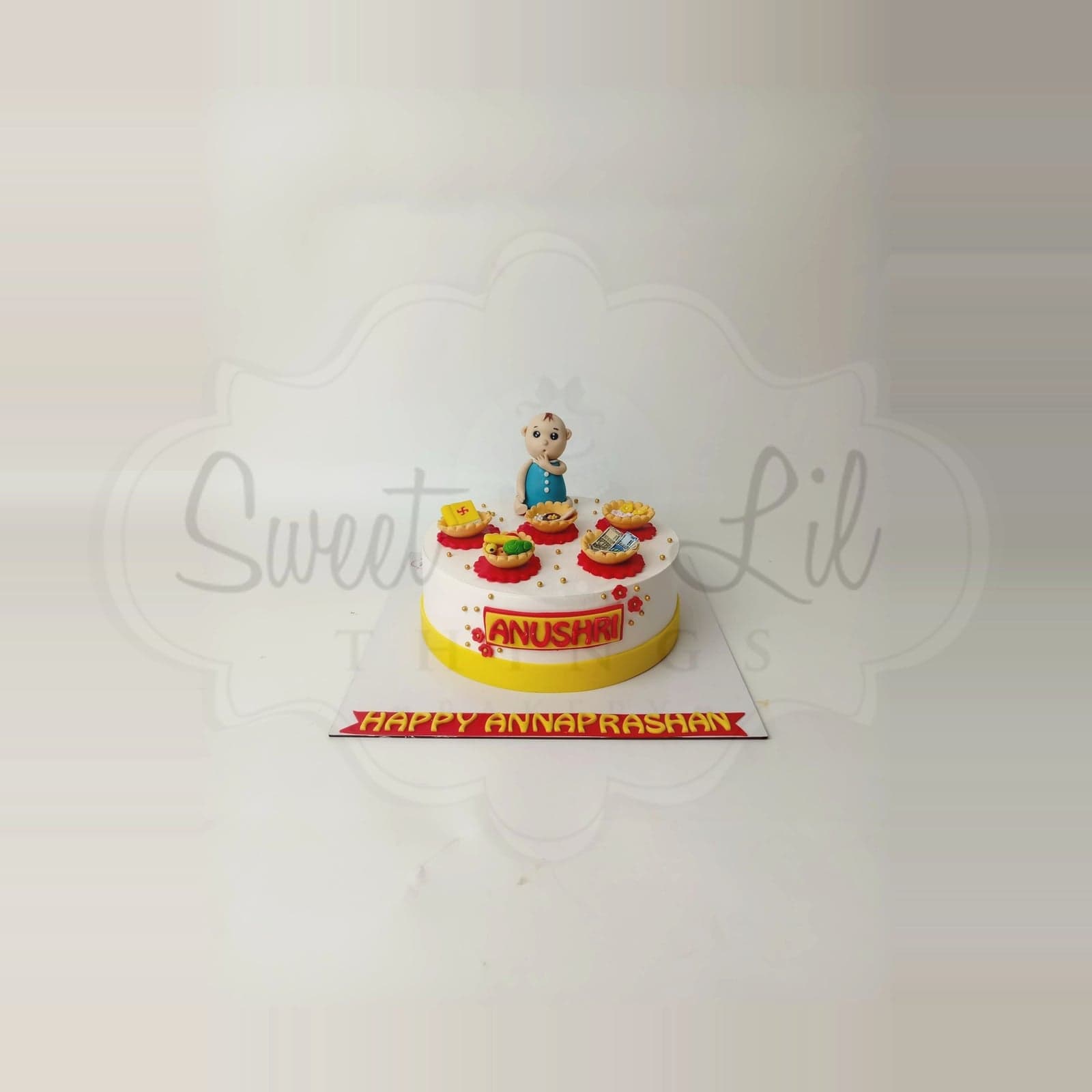 Annaprashan Ceremony Cake photo 2