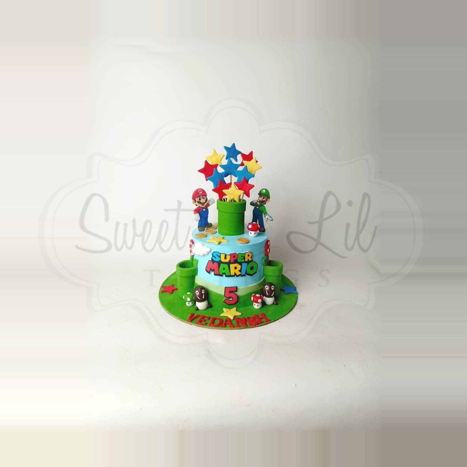 Mario Theme Cake — Arcade Adventure Dino photo 2