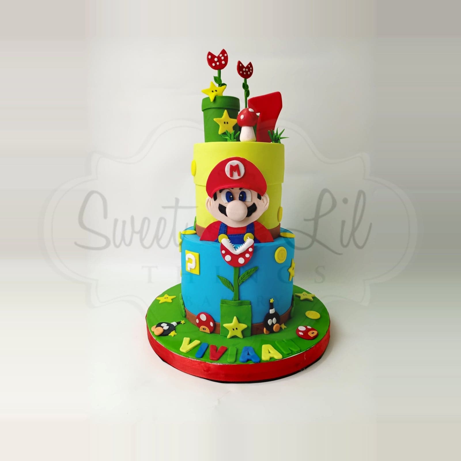 Mario Theme Cake — Arcade Adventure Pipe photo 2