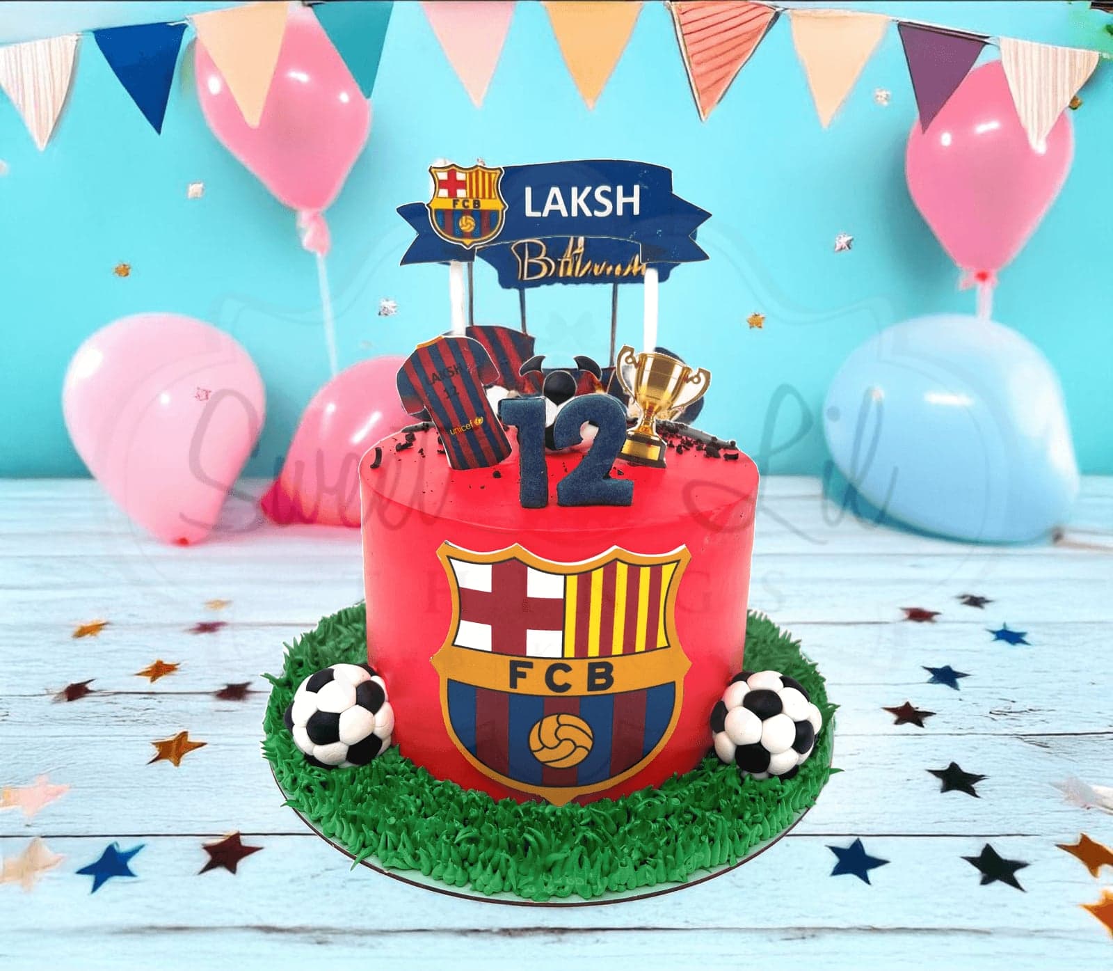 Barcelona Football Club Birthday Cake
