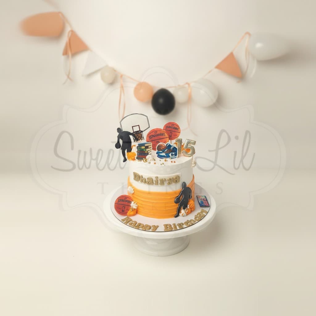 Basketball Birthday Cake