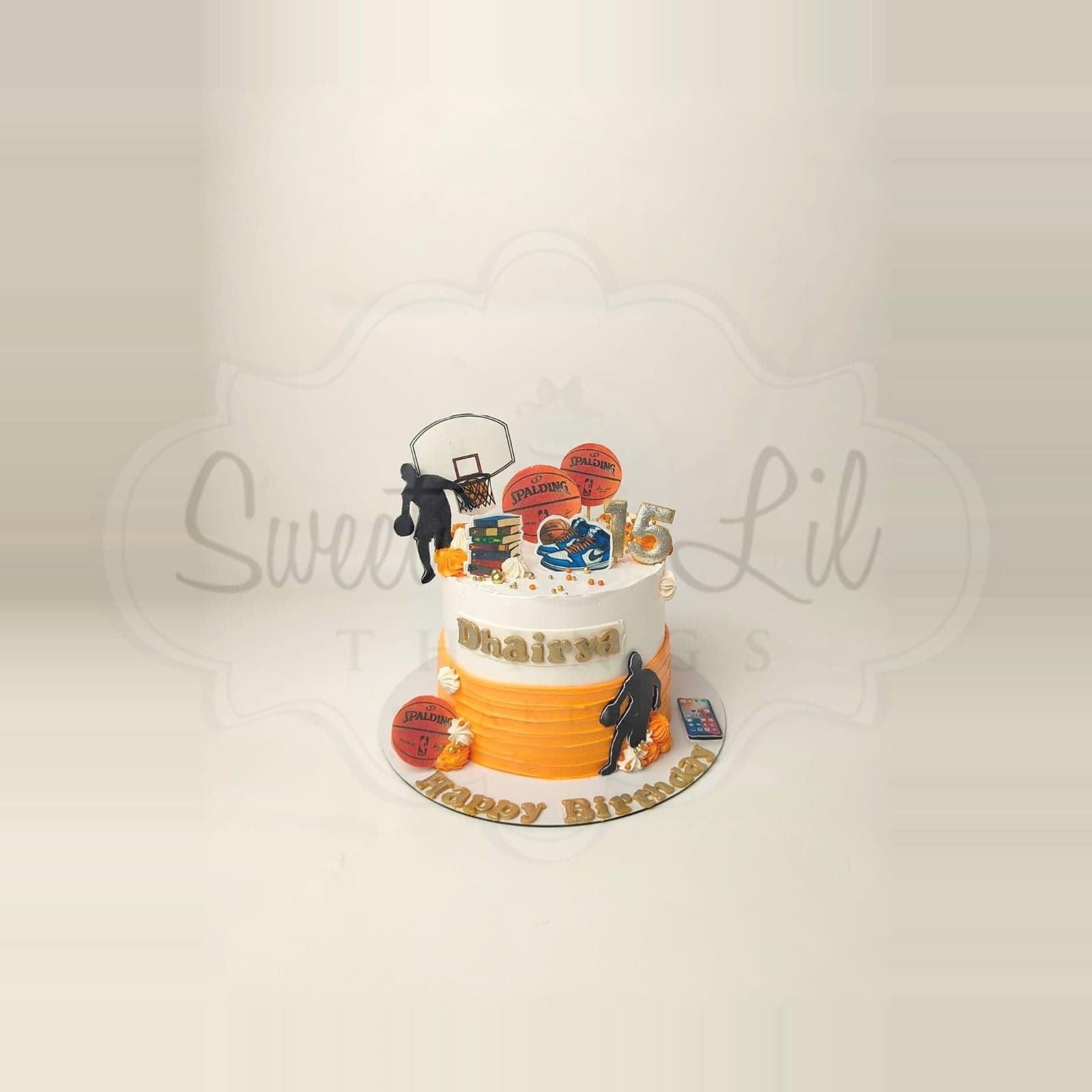 Basketball Birthday Cake photo 2