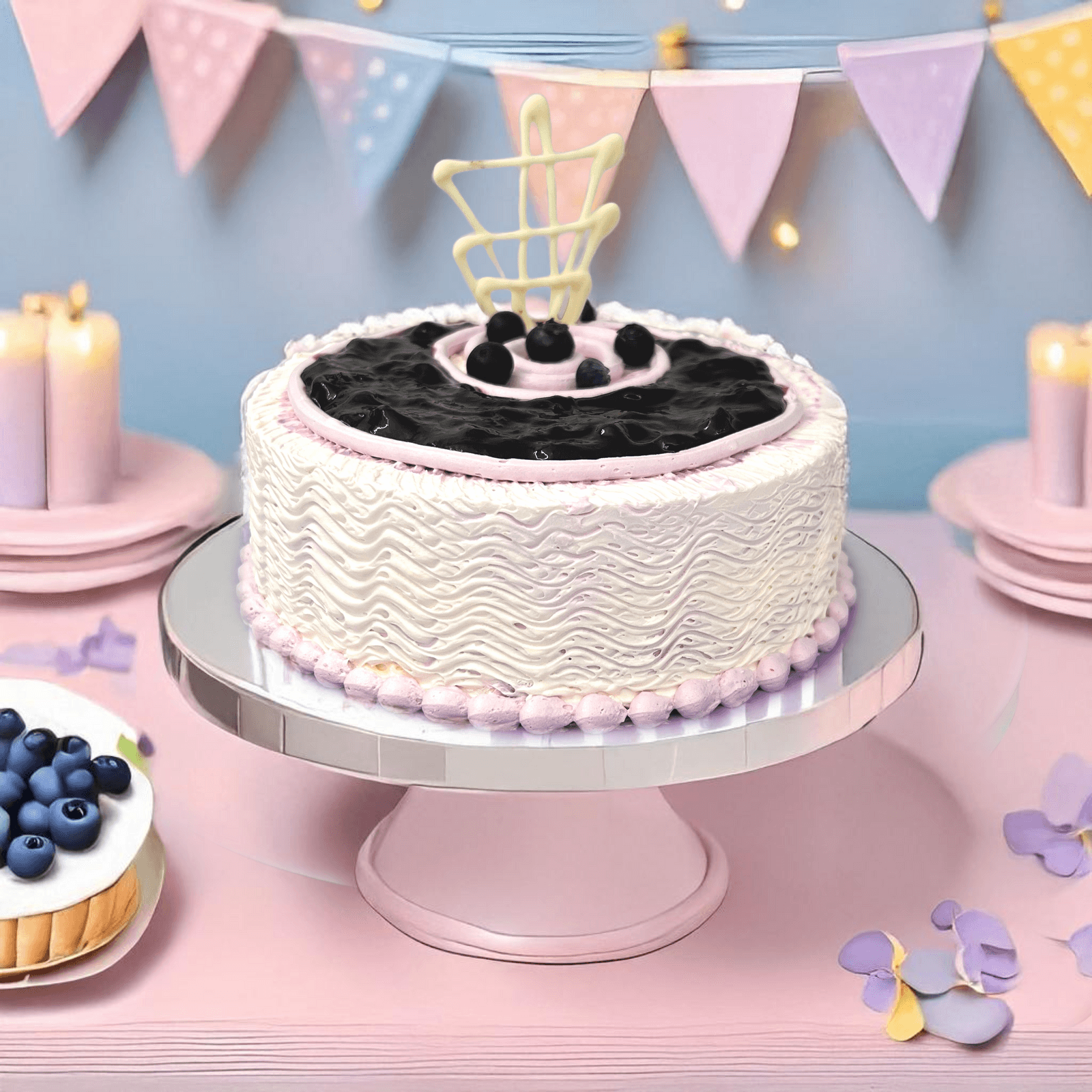 Blueberry Burst Cake