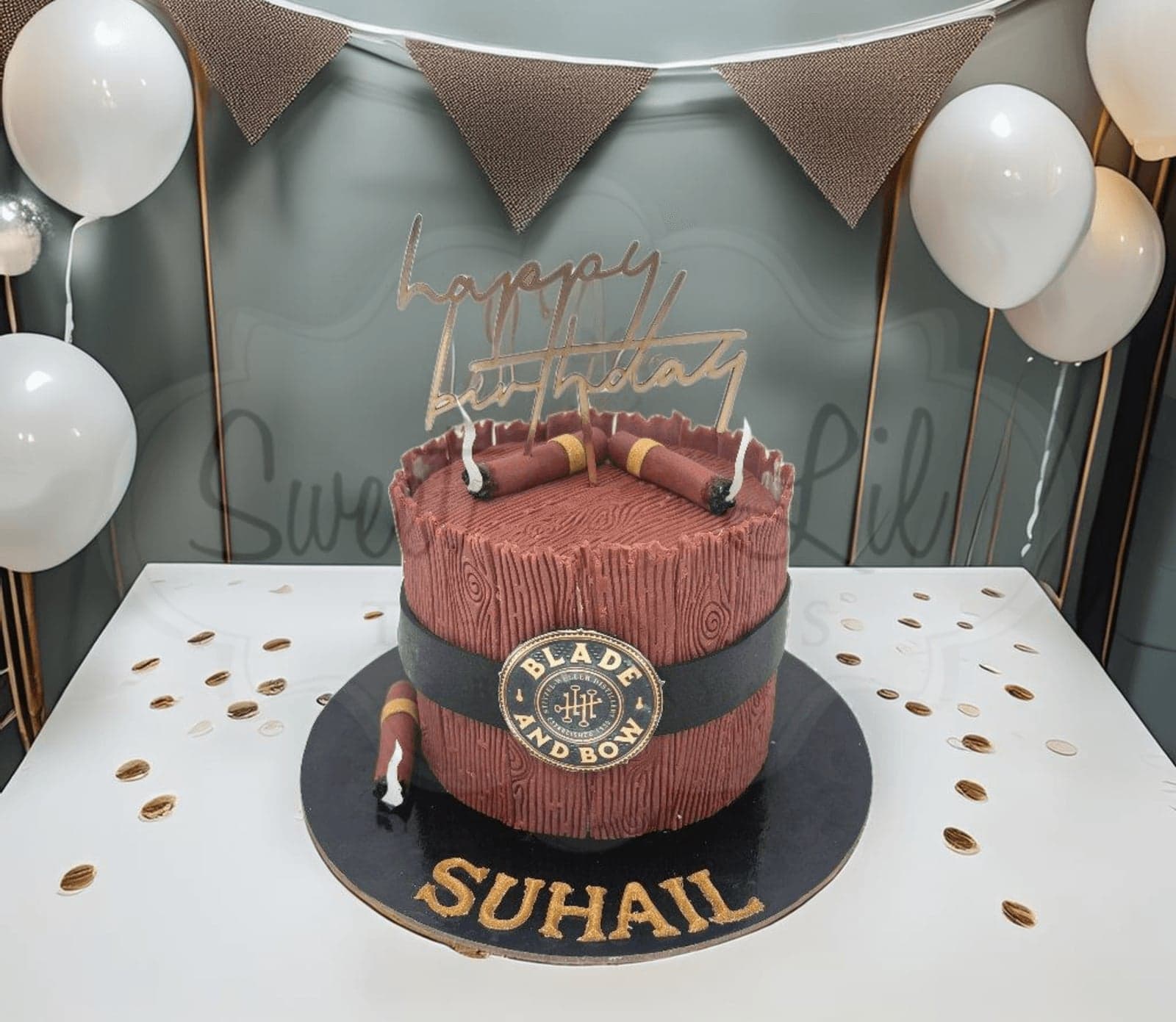 Bourbon Whisky Lovers Cake