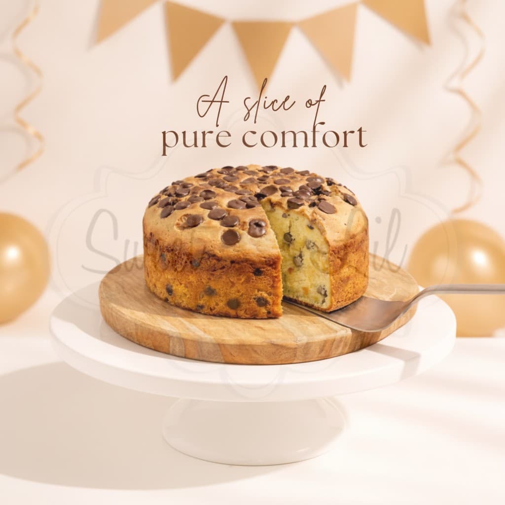 Belgian Choco Chip Comfort Cake