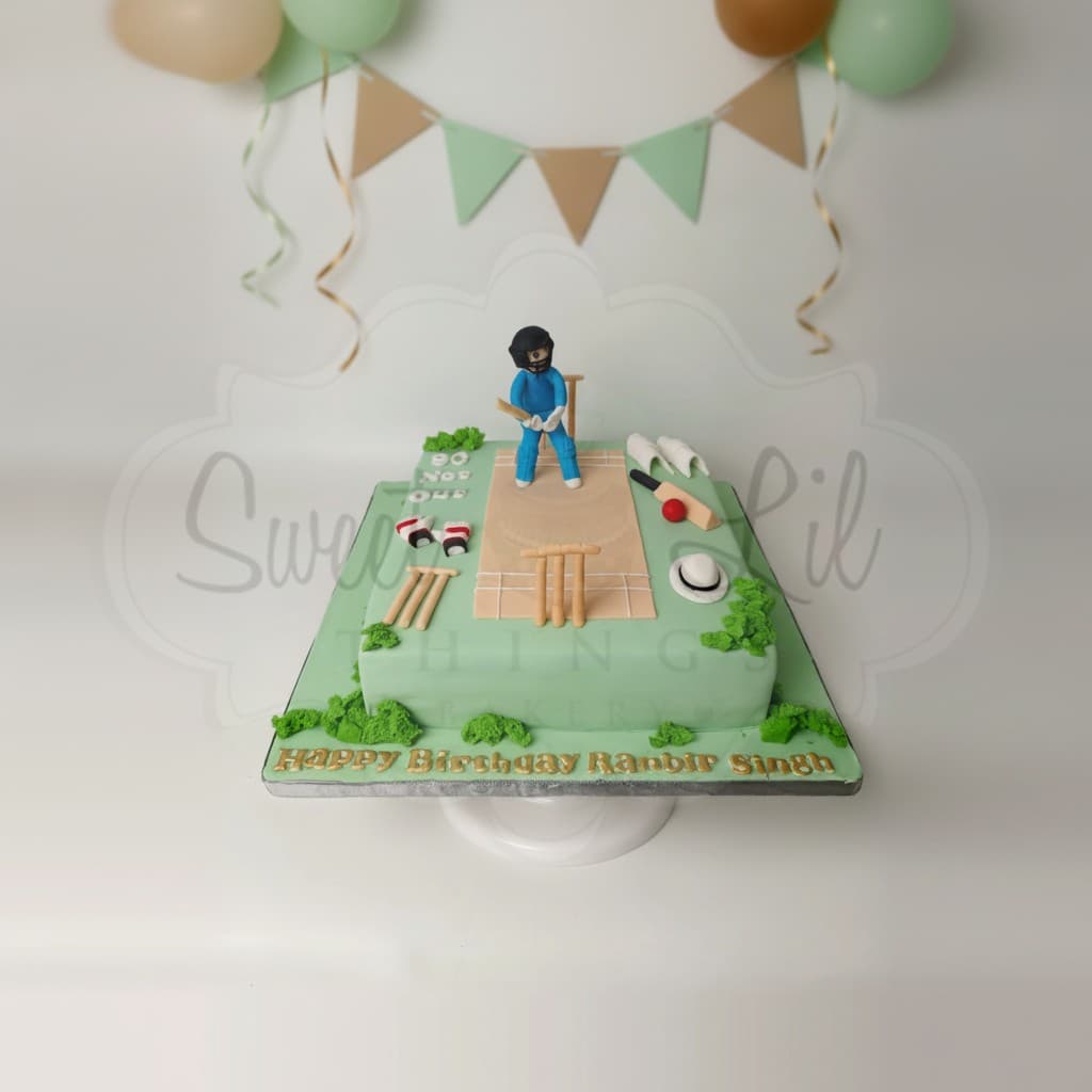 Cricket Birthday Cake