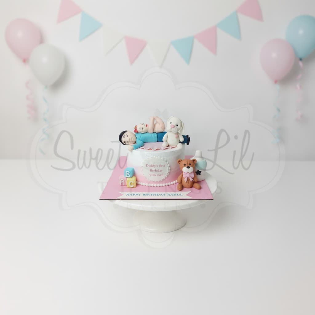 Birthday Cake for Dad — Daddys First Baby