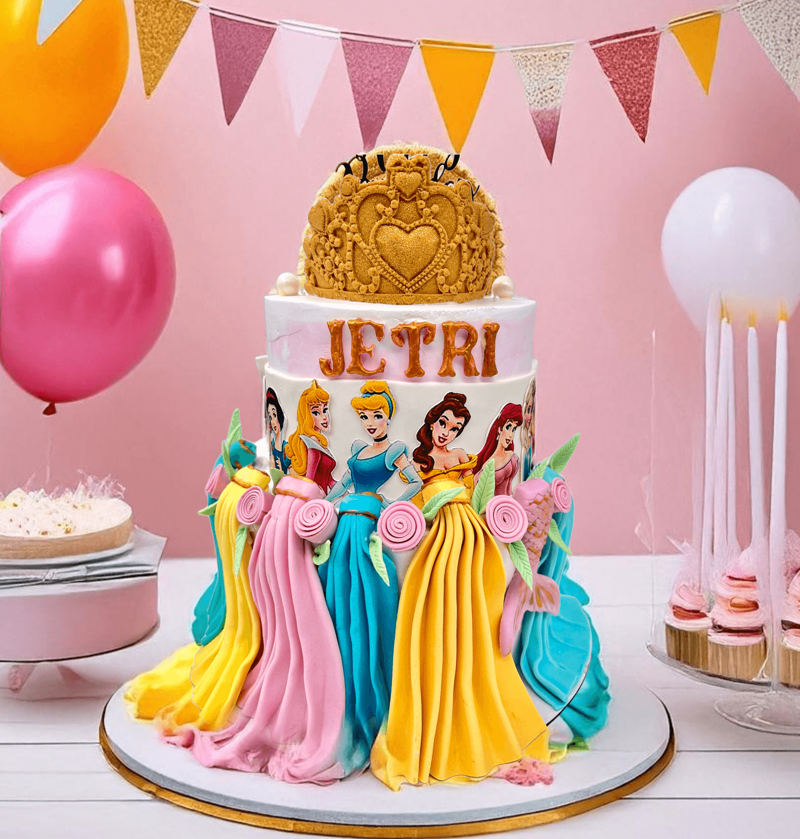 Disney Princess Birthday Cake