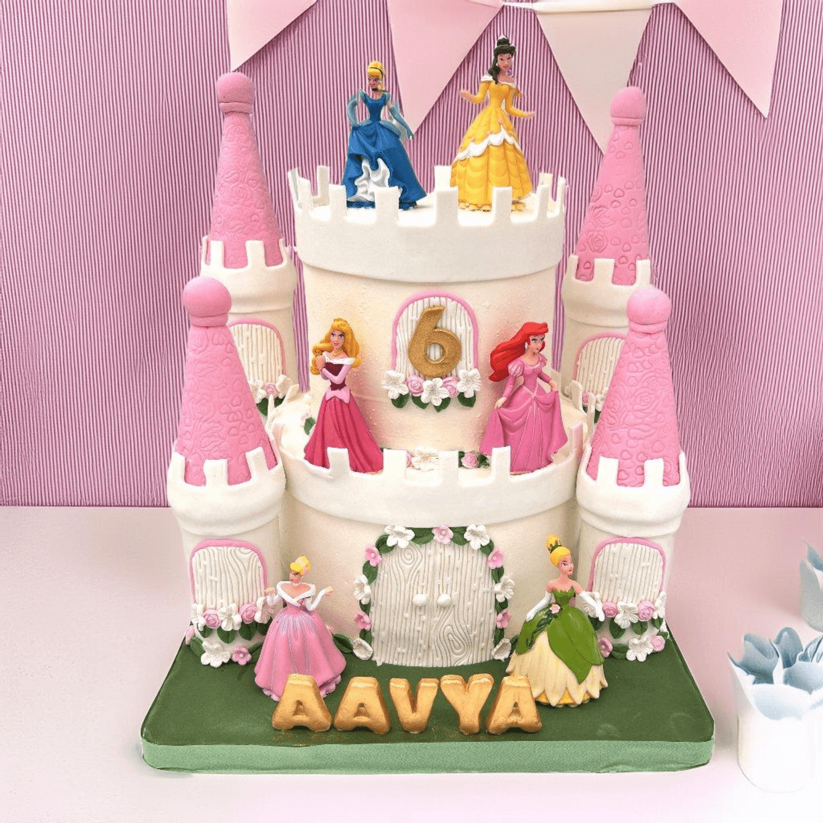 Disney Princess Castle Birthday Cakes