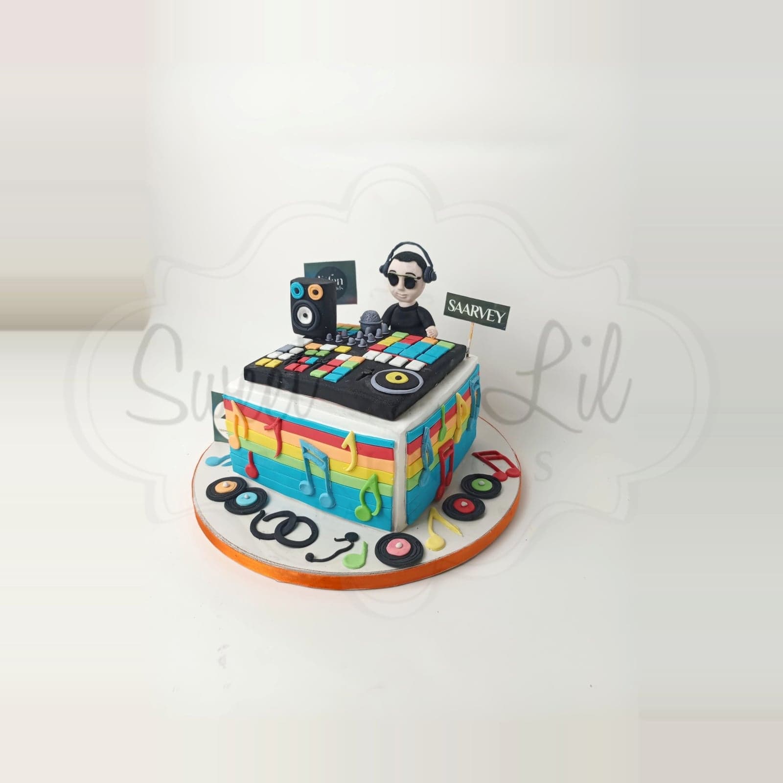 DJ Mixing Deck Birthday Cake photo 2