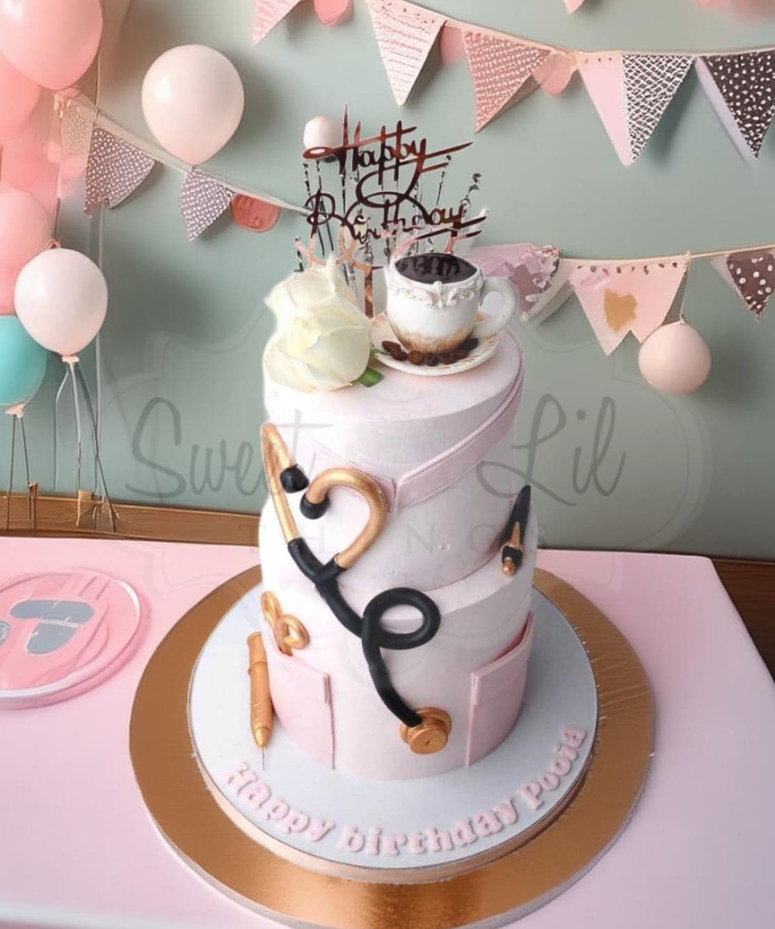 Doctor Theme Birthday Cake