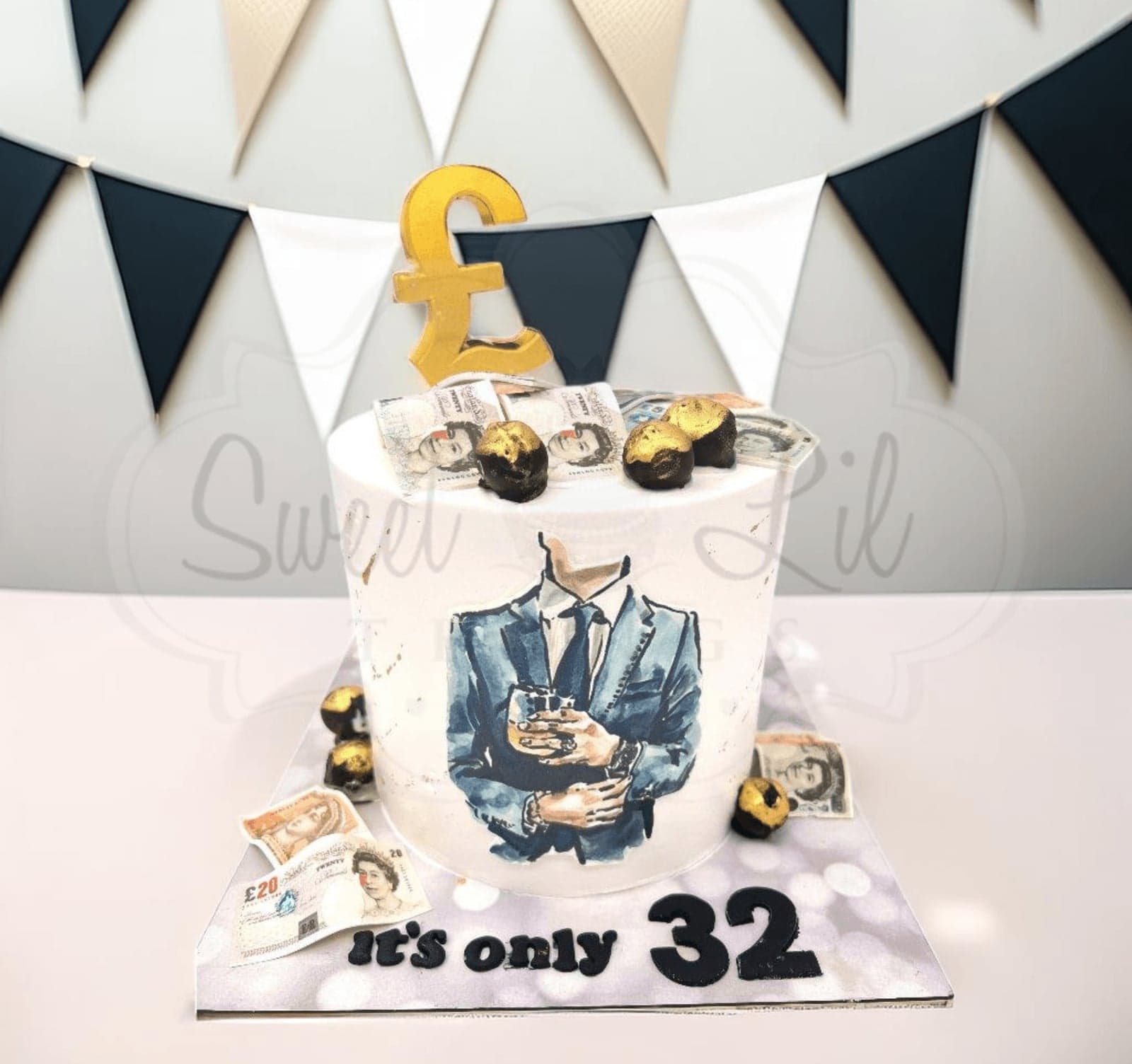 Entrepreneur's Birthday Cake