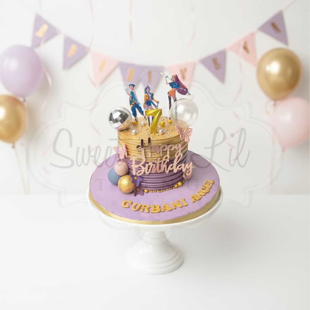 K pop demon hunter theme cake — Fashion Girl Squad