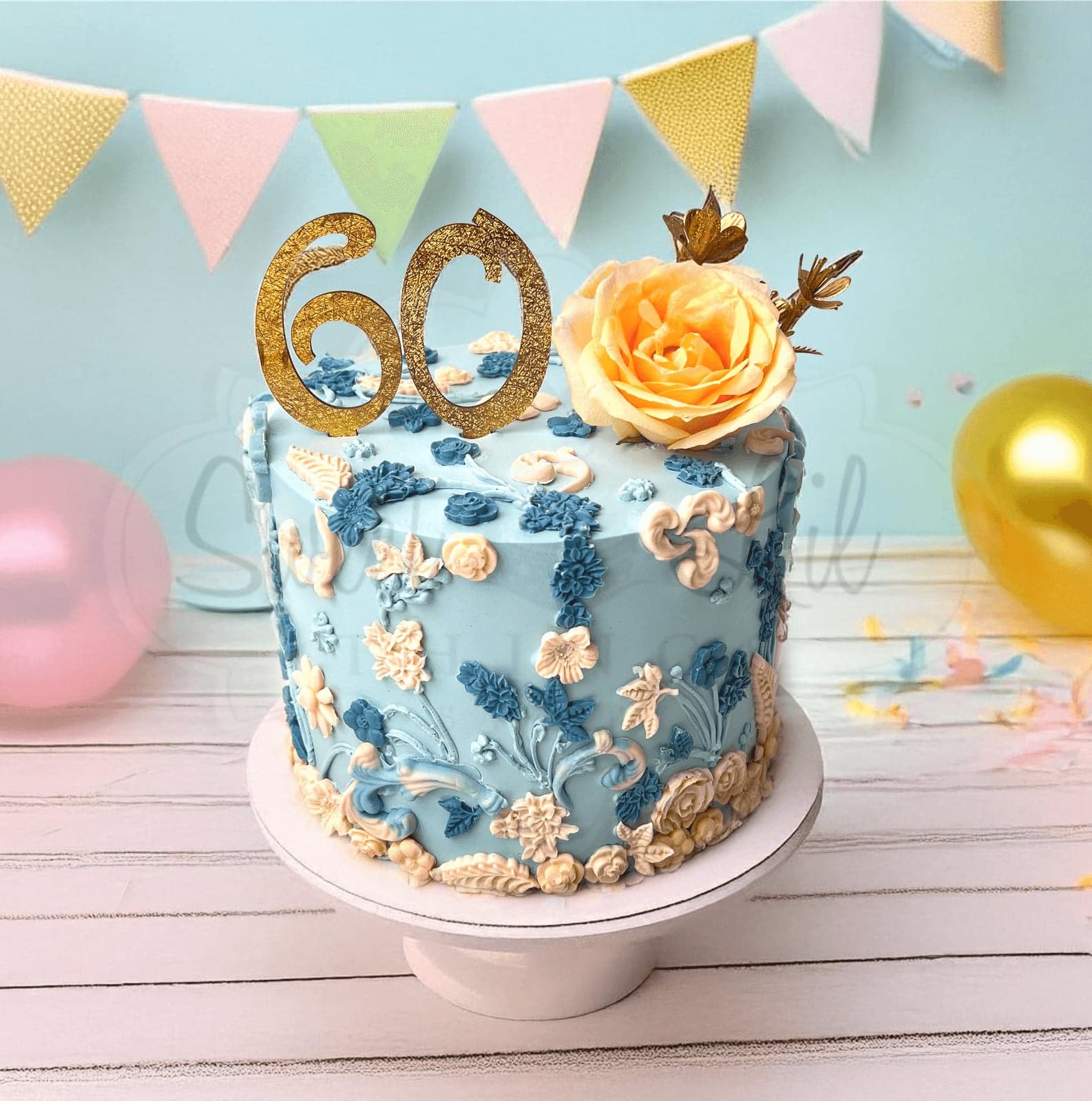 Floral Birthday Cake