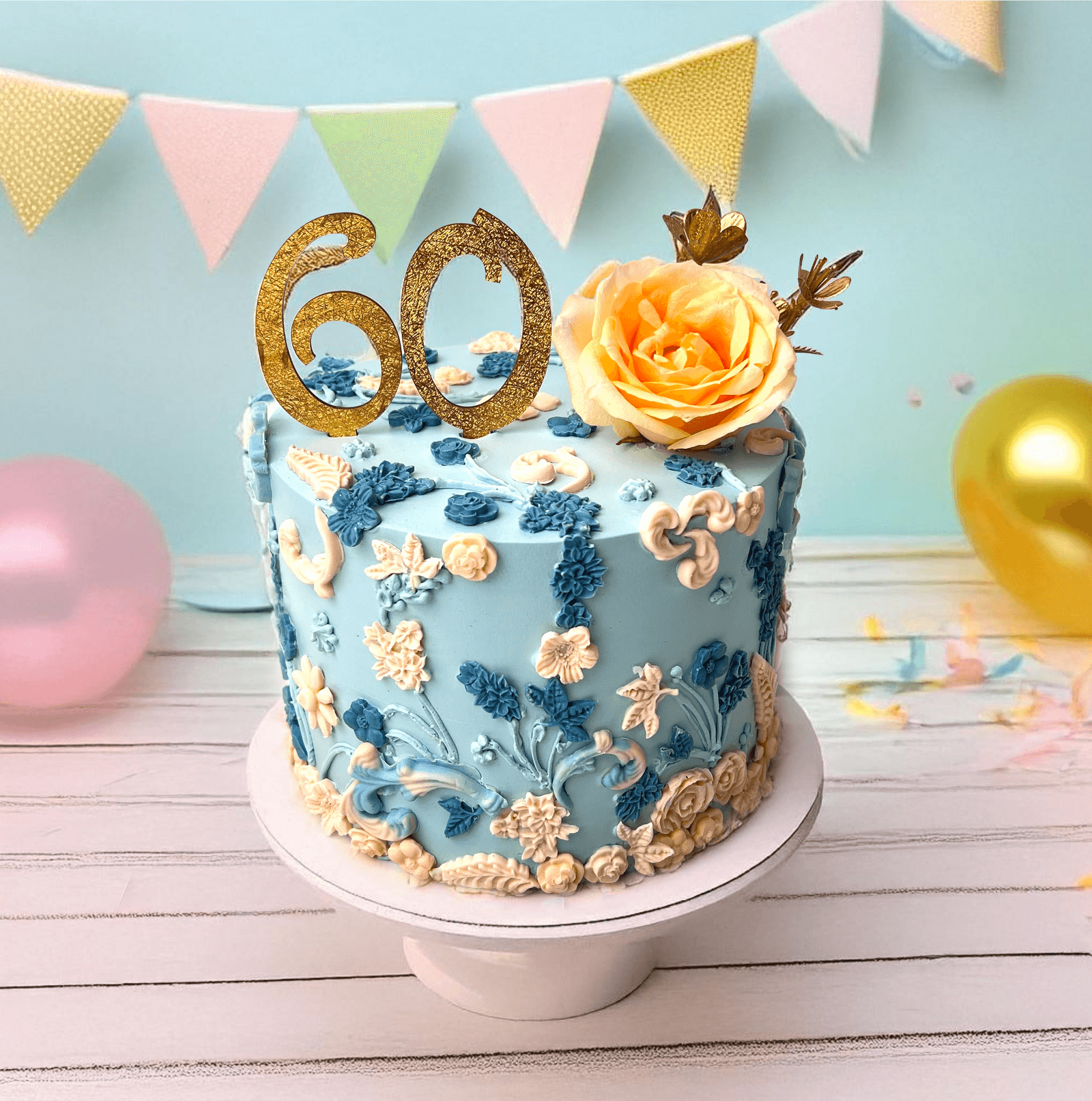 Floral Birthday Cake