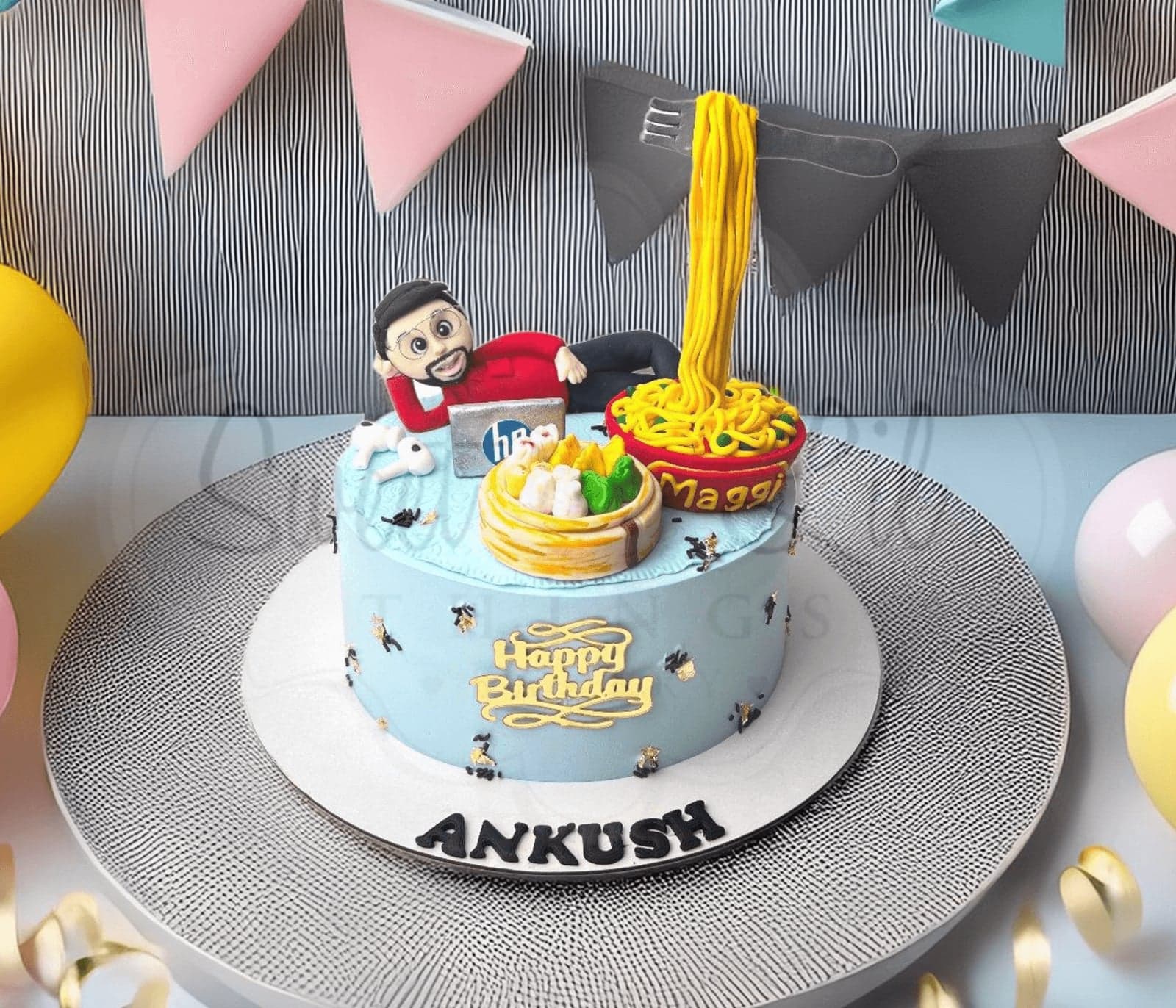 Foodie Birthday Cake