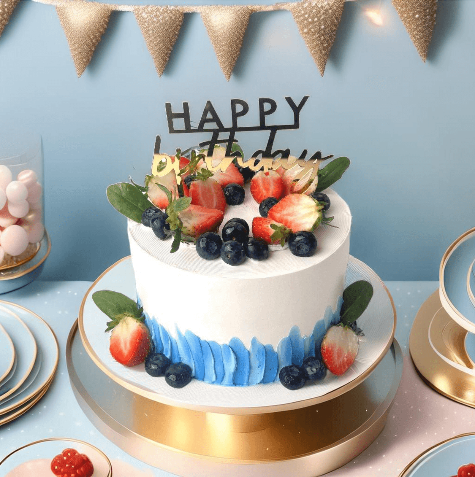 Fresh Berries Cake