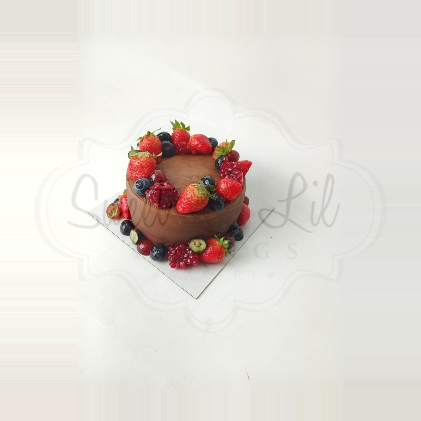 Fresh Berry Chocolate Ganache Cake photo 2