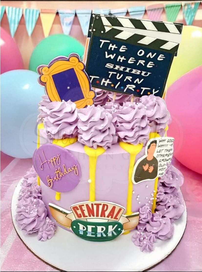 Friends TV Show Theme Birthday Cake