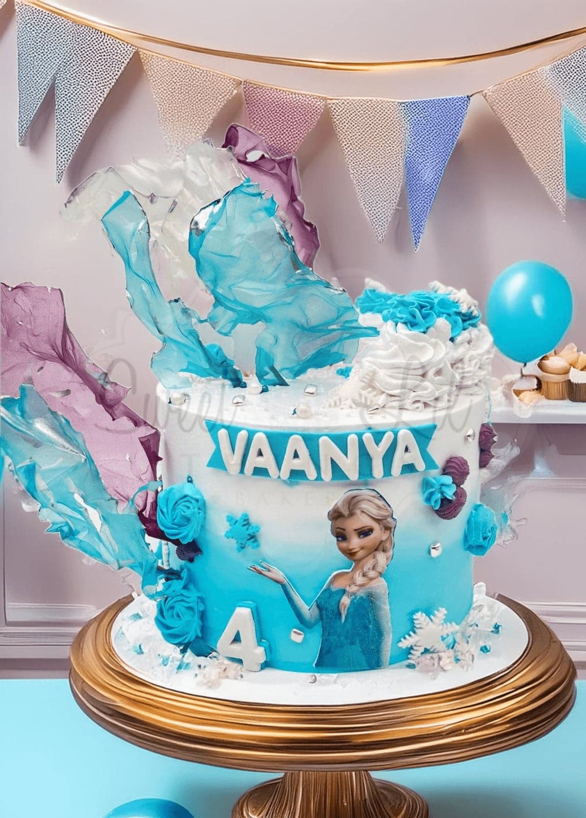 Frozen Princess Birthday Cake