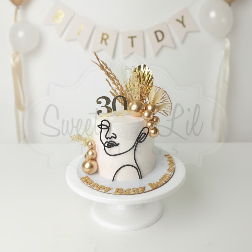 fancy Woman birthday cake