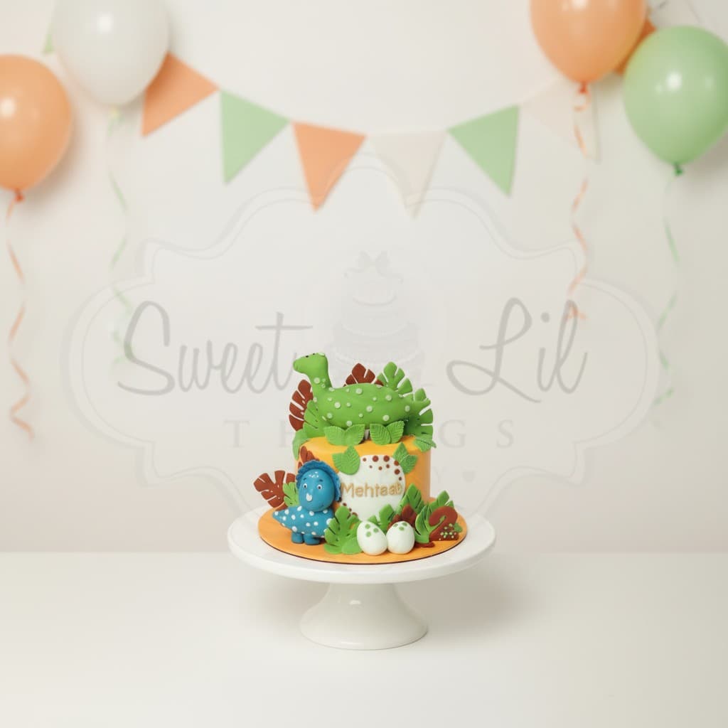 Dinosaur Birthday Cake