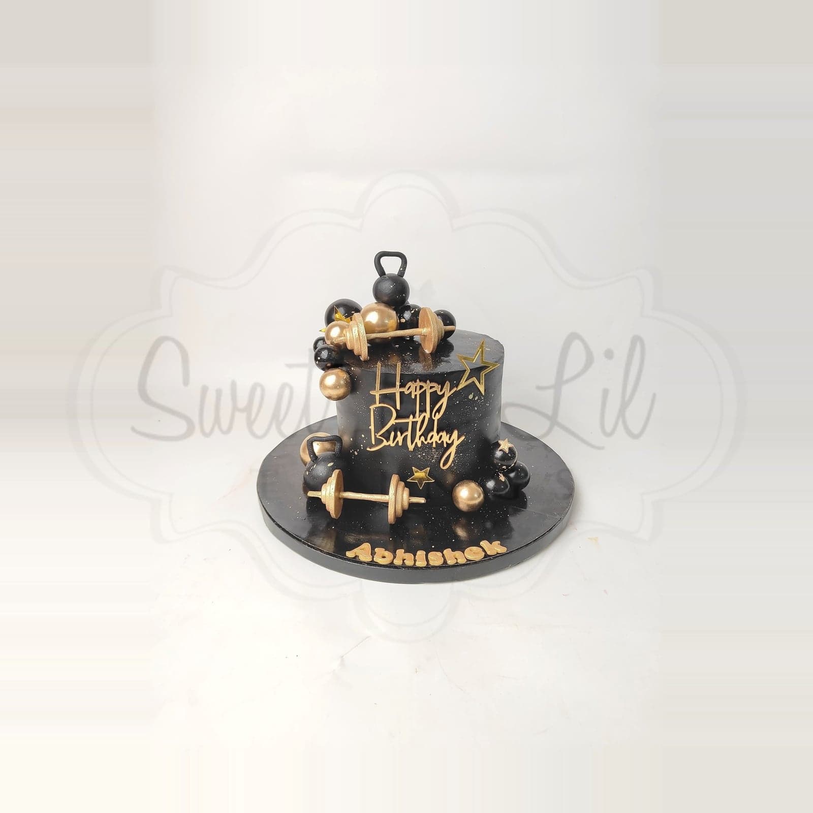 Gym theme Birthday Cake photo 2