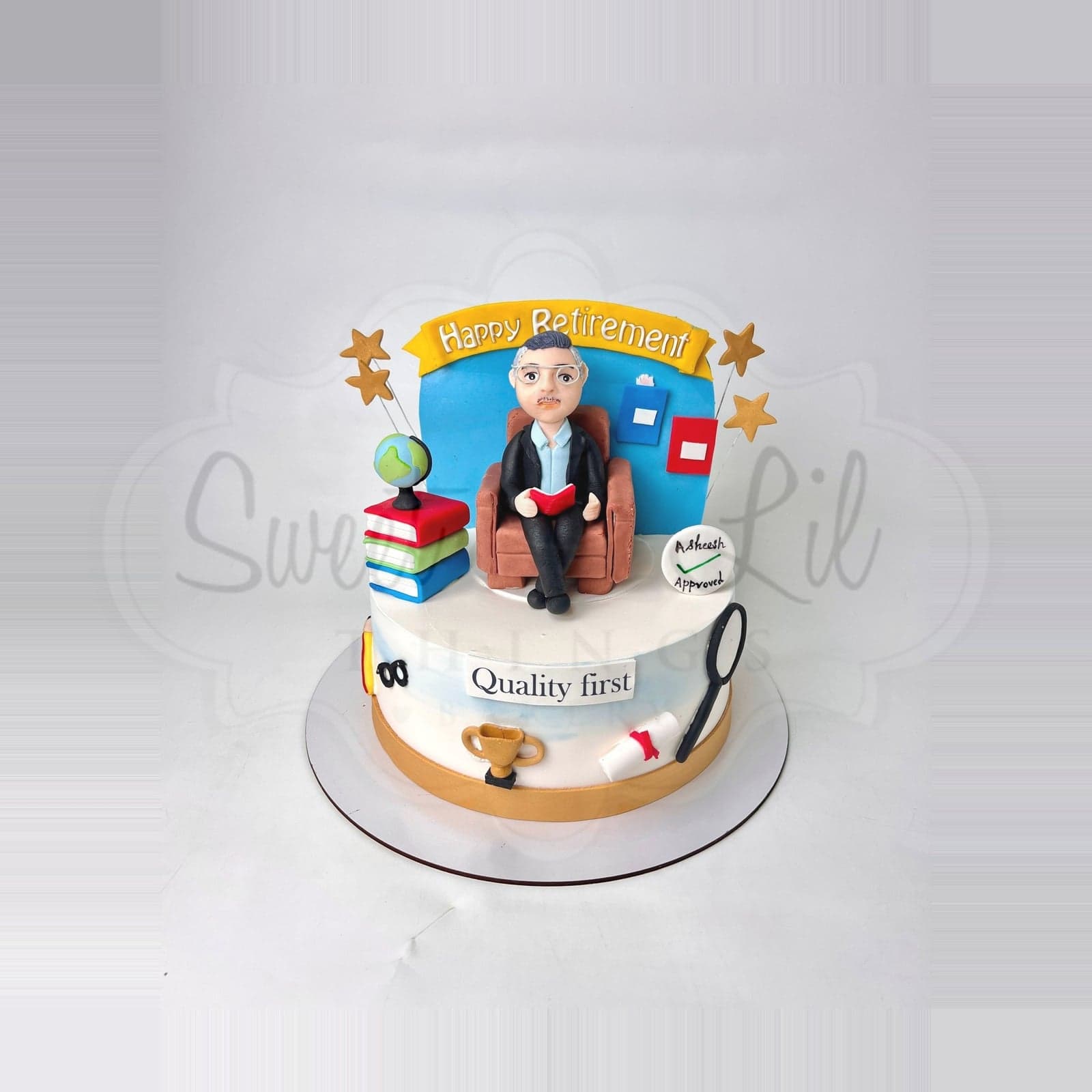 Happy Retirement Cake photo 2
