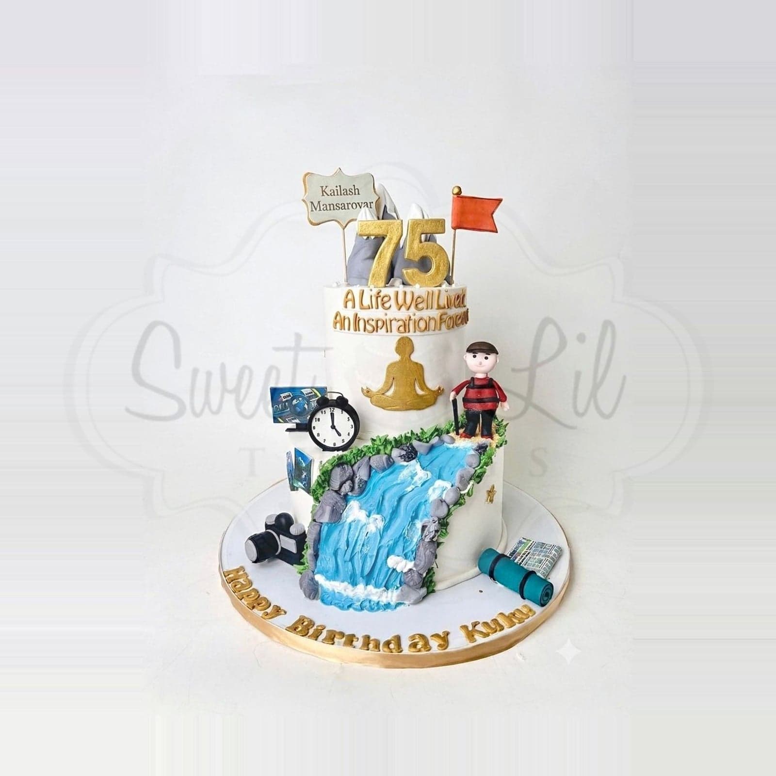 75th Birthday Cake photo 2