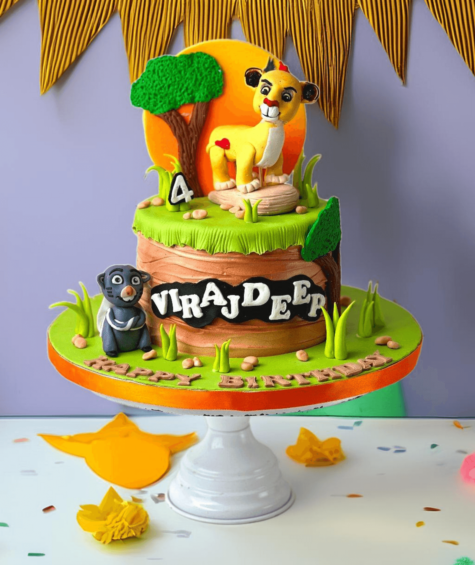 Lion King Simba Birthday Cake