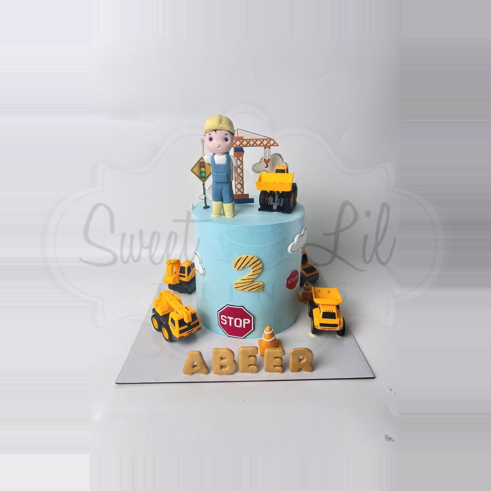 Construction theme Birthday Cake — Little Builder photo 2