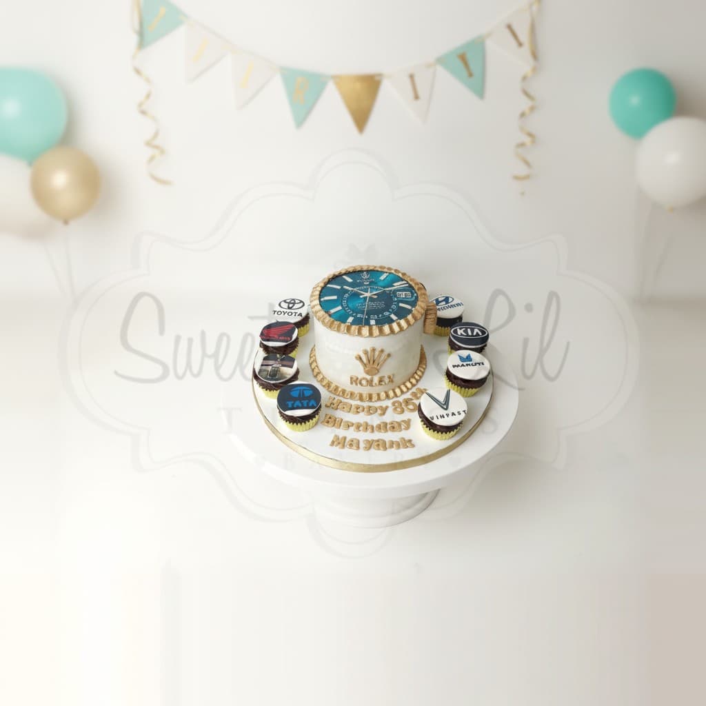 Rolex watch cake