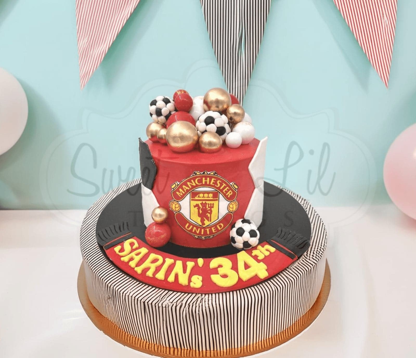 Manchester United Football Club Birthday Cake