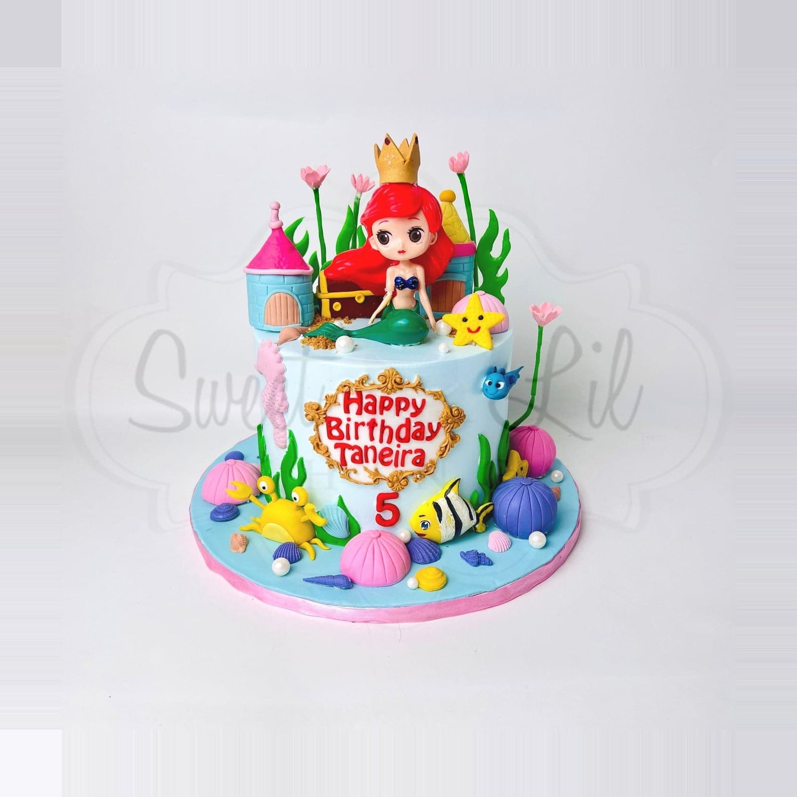 Mermaid Princess Birthday Cake