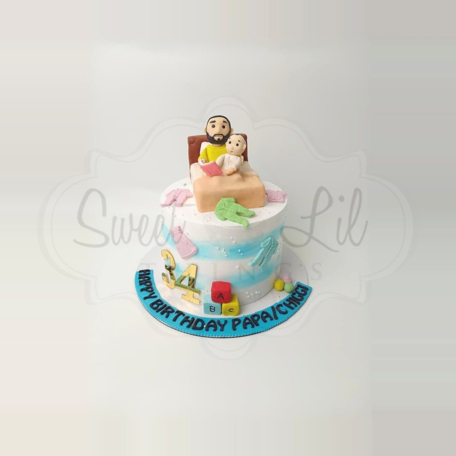 Birthday Cake for Dad — Papa Baby Story Time photo 2