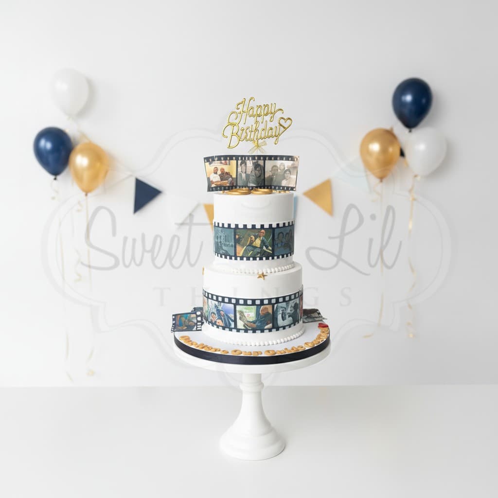Photo reel 80th Birthday Cake — Filmstrip