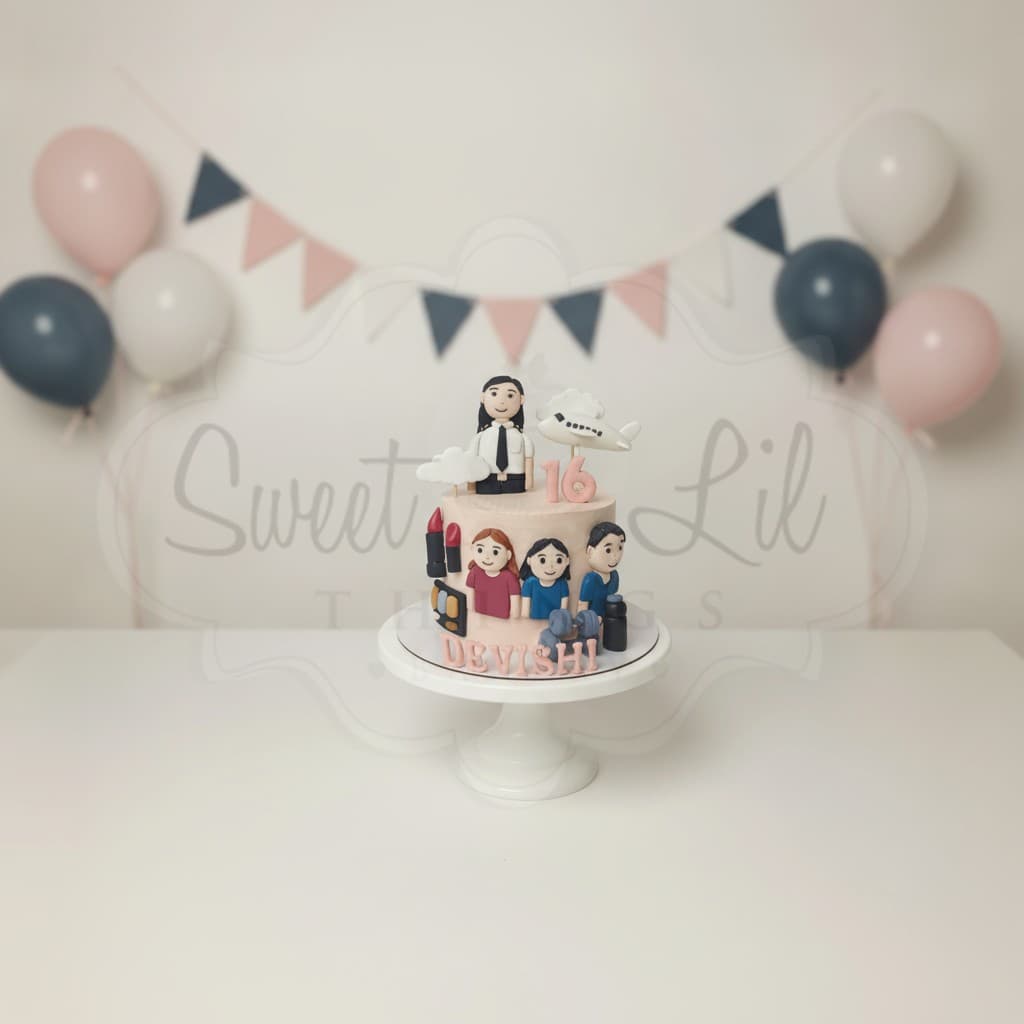 Pilot Sweet 16 Birthday Cake