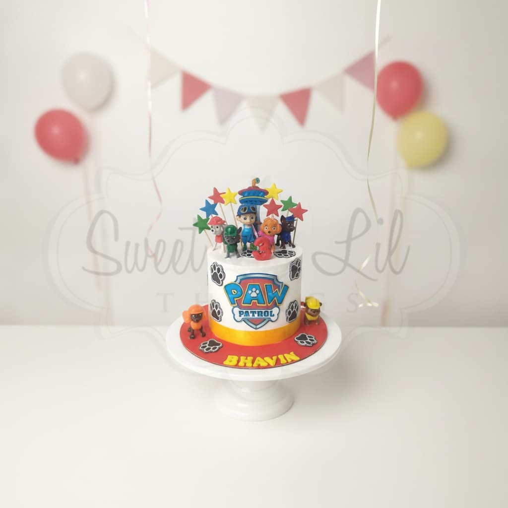 Paw Patrol Birthday Cake — Rescue Pups Star
