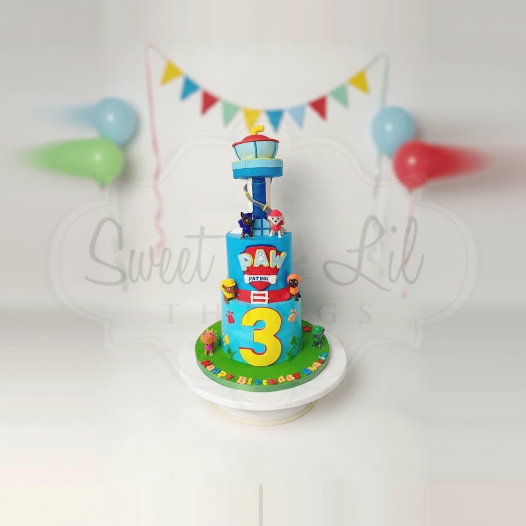 Paw Patrol Birthday Cake — Rescue Pups Tower