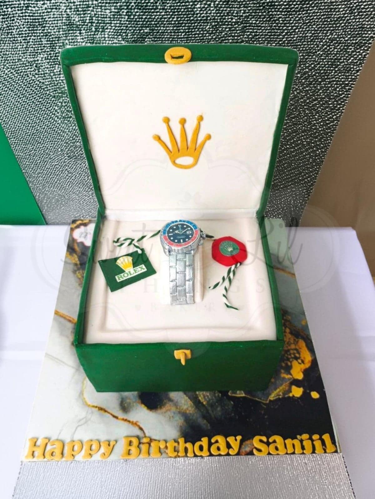 Rolex Luxury Watch Birthday Cake