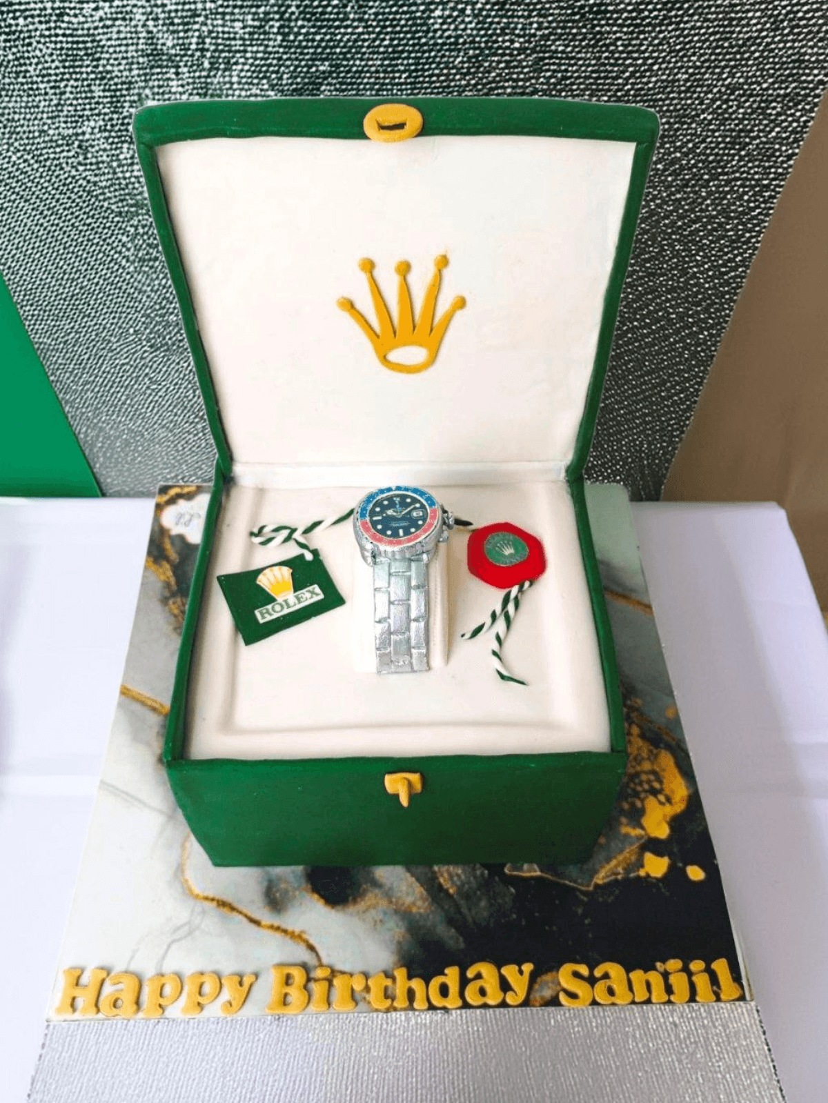Rolex Luxury Watch Birthday Cake
