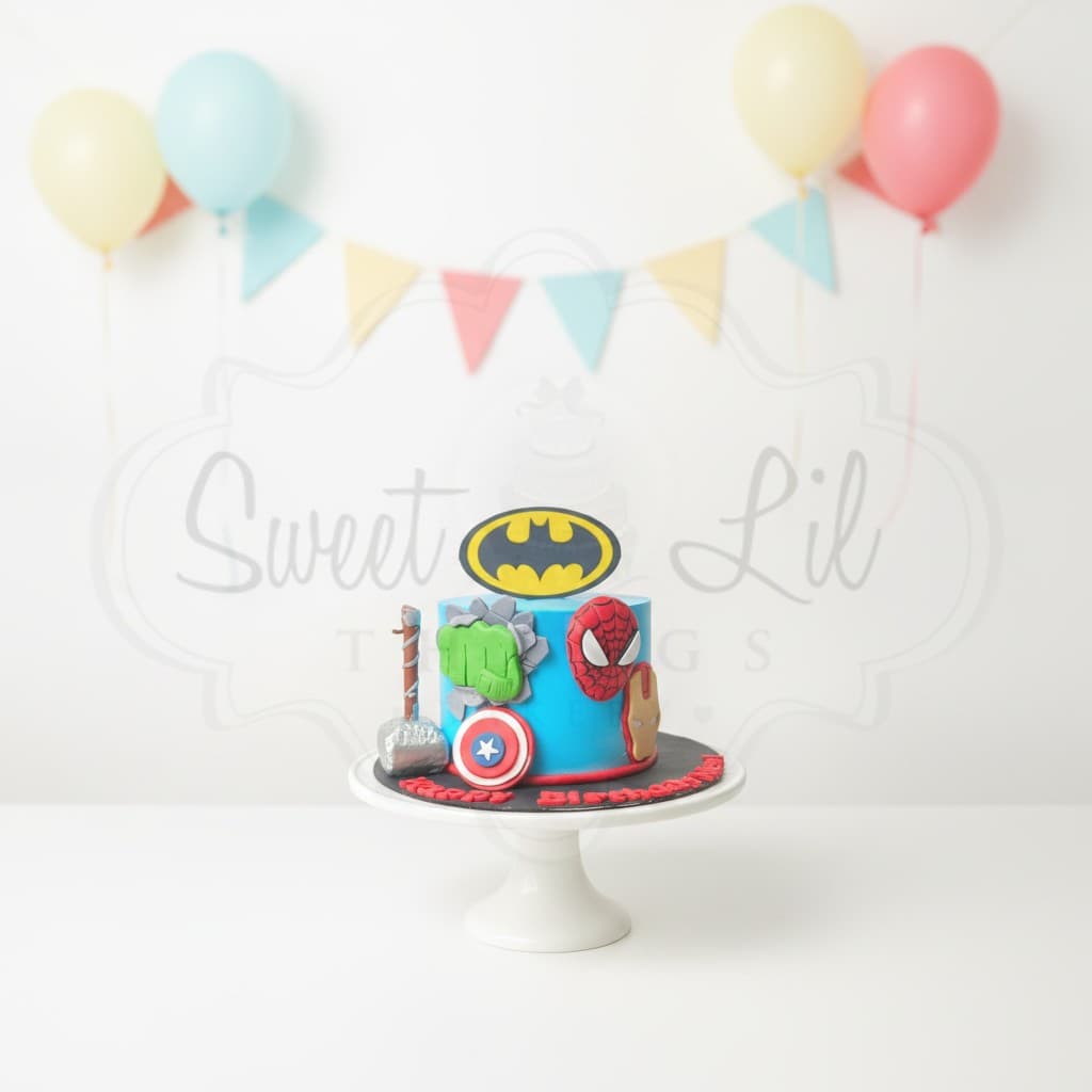 Avengers Super hero Cake — Superhero Emblems