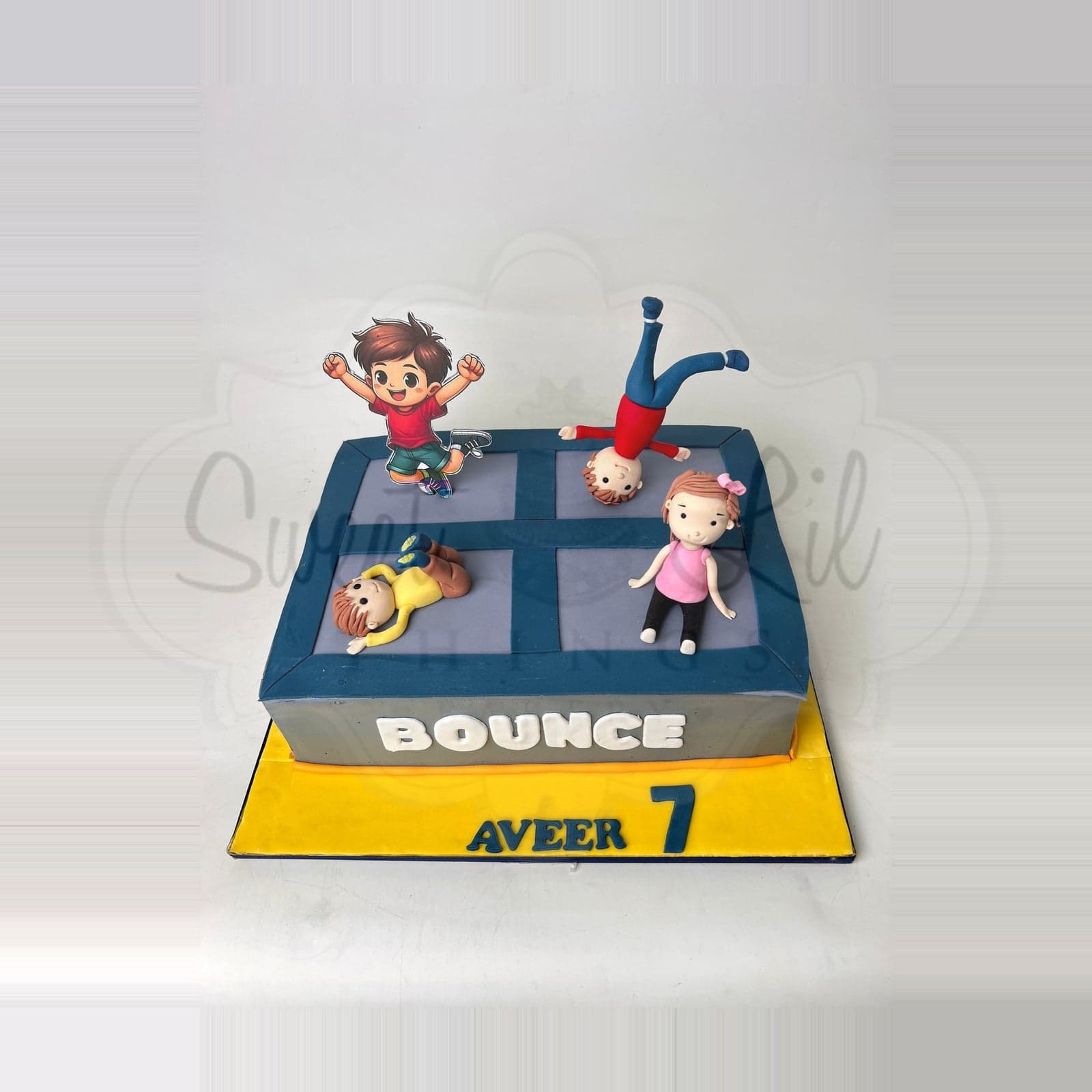Trampoline Park Birthday Cake photo 2