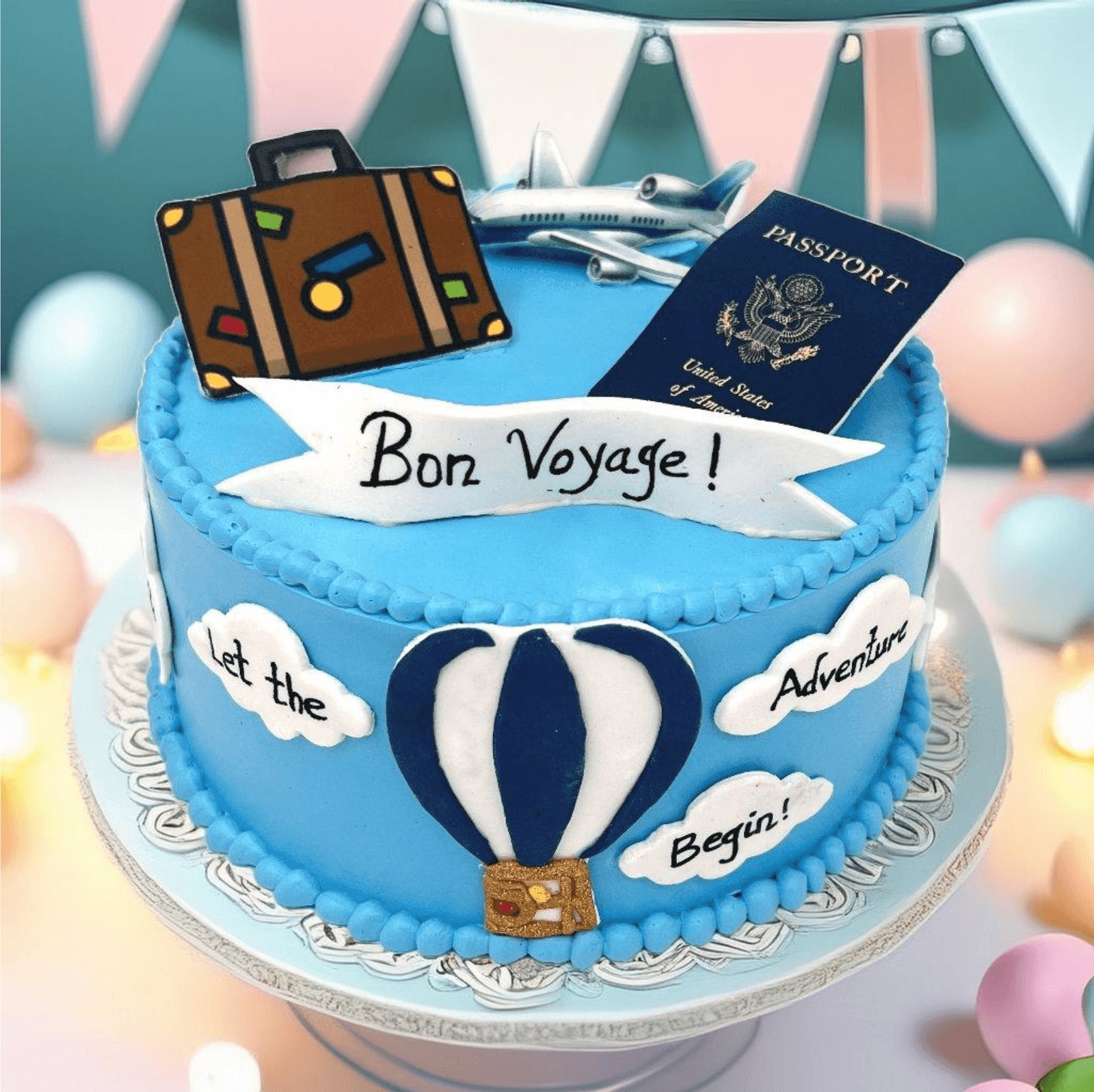Traveler Birthday Cake