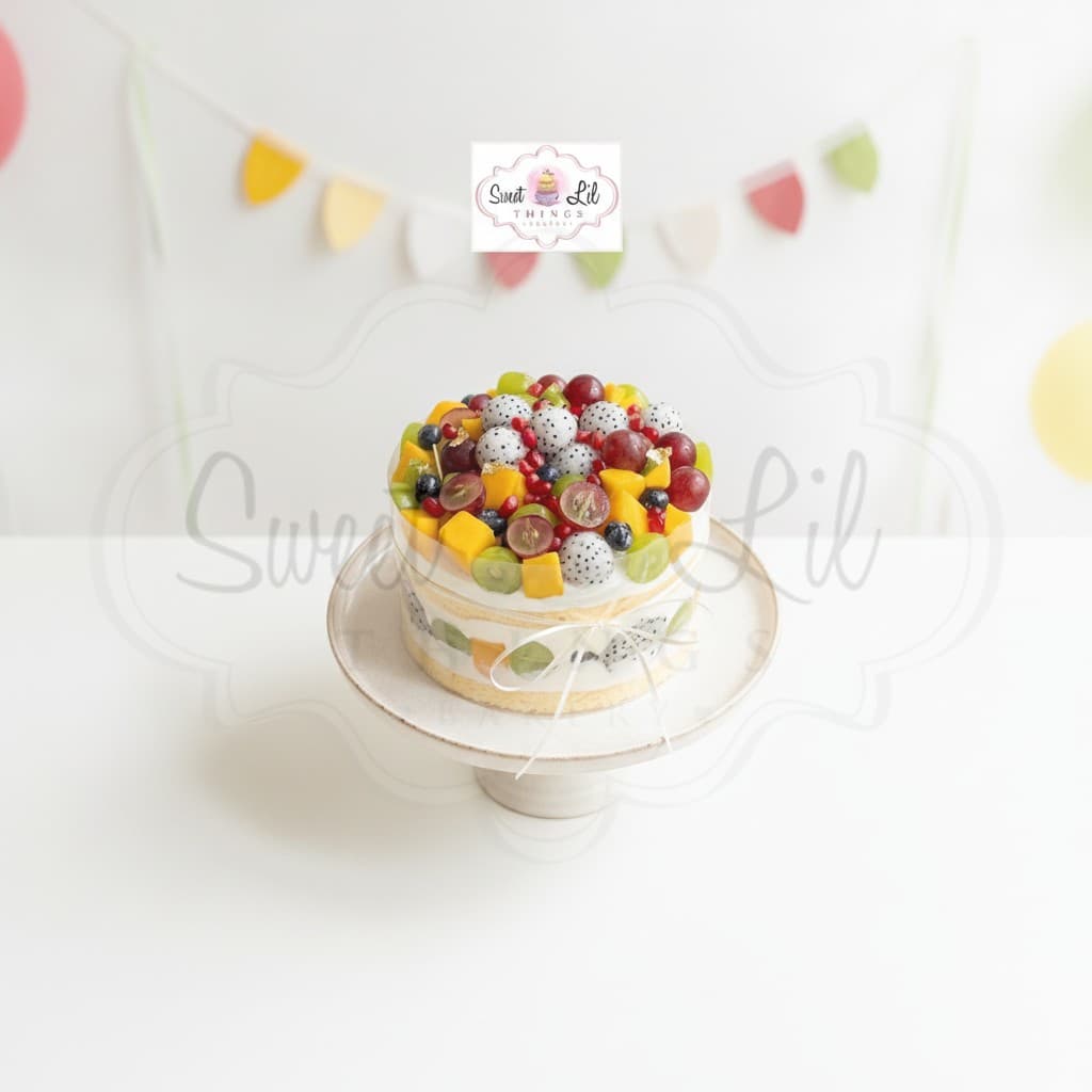 Tropical Fruit Naked Cake